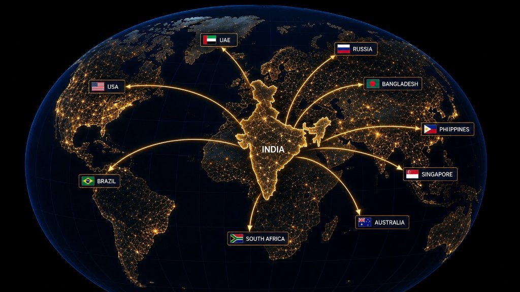 Prakash Industries Global Export Network Map